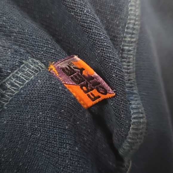 FREE CITY Superfluff Lux Zip Hoodie-Teal and Black - Picture 9 of 12